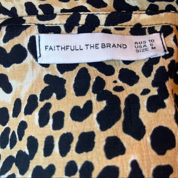 Faithfull The Brand Abbey Midi Wrap Dress - Picture 14 of 14